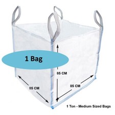 1 TON BAG RUBBLE BULK BAGS BUILDERS GARDEN WASTE JUMBO ONE TONNE LARGE SACKS