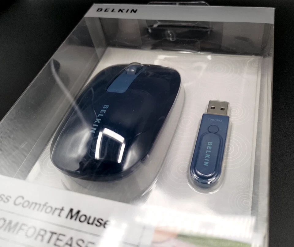 Belkin Wireless Comfort Mouse F5L030-BGP - Black - BRAND NEW - Image 3 of 3