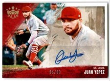 2022 Panini Diamond Kings DK Signatures Gold Holo Juan Yepez Auto 35/50 St.