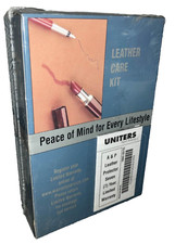UNITERS Leather Care Kit Furniture, Car, etc. Factory Sealed 