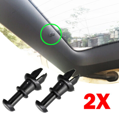 2PC Halter Halteband Hutablage Clip für VW GOLF MK5 MK6 Tigaun 5N Polo 6R 6C 2G