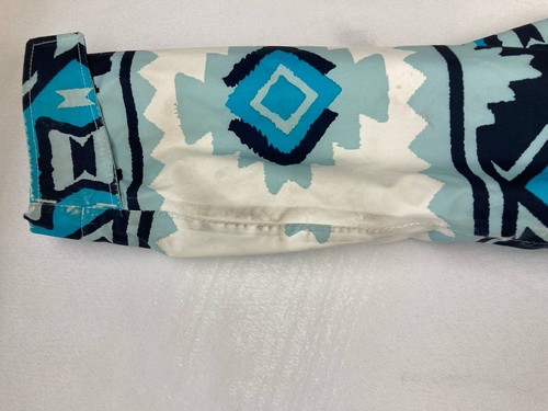 The North Face Youth Freedom Anorak Medium 10/12 White Tribal Geo Print - Picture 7 of 9