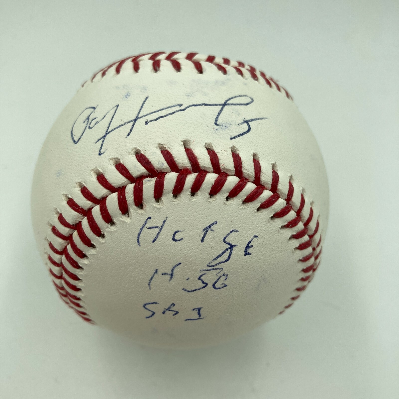 Paul Hornung Hall Of Fame 1981 Super Bowl 1 Signed Inscribed Baseball JSA COA 
