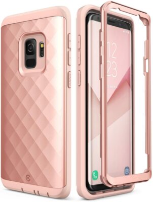 Clayco for Samsung Galaxy S9,Tri-Layer Defense Case Shockproof Shell RuggedCover