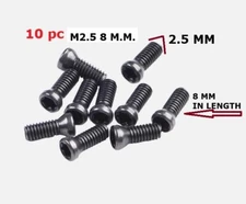 M 2.5x 8mm TORX Screws Replaces Carbide Insert CNC Lathe Tool 12.9Alloy 10-PC
