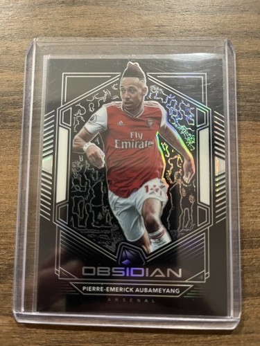 Pierre Emerick Aubameyang 2019-20 Panini Obsidian Soccer White /165