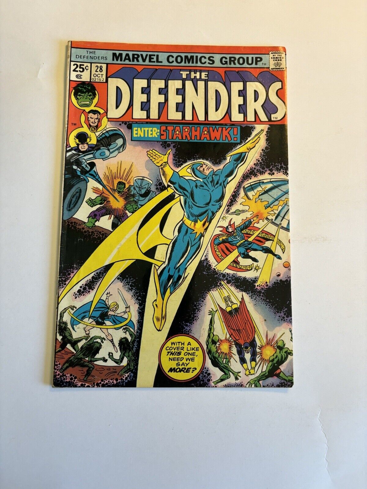 DEFENDERS #28 1st Full Starhawk 1975 guardians of The galaxy  Combined Shipping