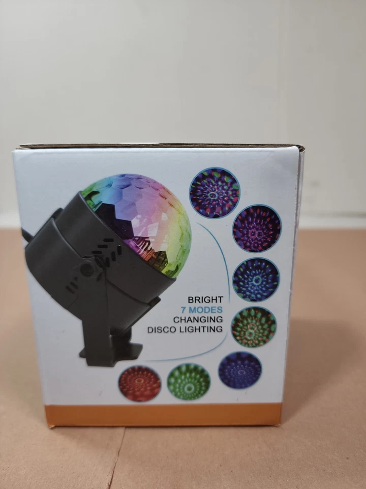 Sound Activated Party Lights with Remote Control Dj Lighting, RGB Disco Ball - Image 4 of 4