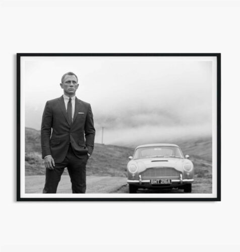 James Bond Poster, James Bond Print, Daniel Craig Poster, Casino Royale Canvas - Picture 1 of 7