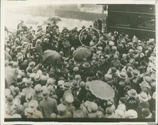 1929 Photo Pres Coolidge Arrivng Home In Ma After Hover Inaugural Politics 8X10