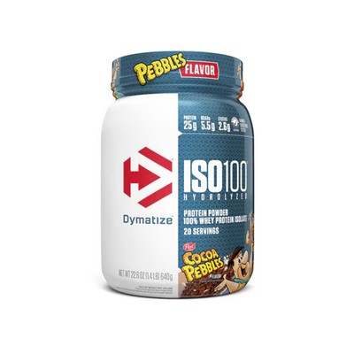 Worldwide 2 X Dymatize ISO 100 Hydrolyzed Protein Powder Cocoa Pebbles -- 22.6