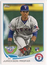 2013 Topps Opening Day Jurickson Profar Rookie Card RC #37 Rangers. rookie card picture