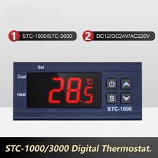 STC-1000/3000 Digital Thermostat Controller 12V/24V/220V Microcomputer Relay