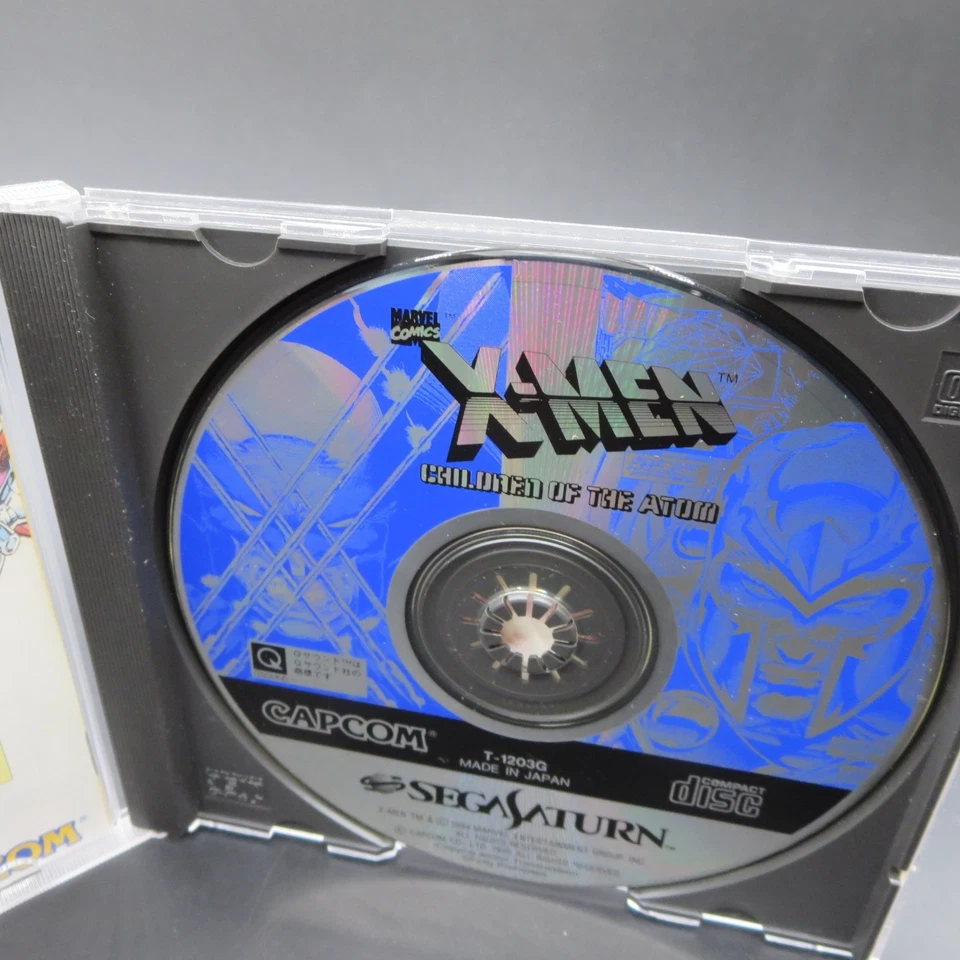 X Men Children of the Atom Sega Saturn with Spine Card and Manual Japan Version - Image 4 of 4