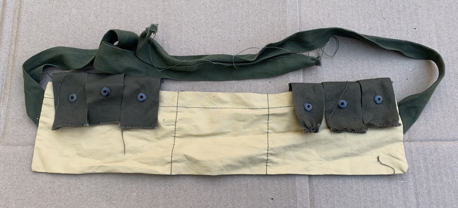 US Military 40mm Cloth Ammo Bandolier