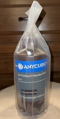 ANYCUBIC Standard Resin / 405nm Resin For LCD 3D Printer Translucent Green 1kg