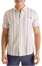 NWT Chubbies The Soft Serve Resort Weave Friday Shirt Sz L