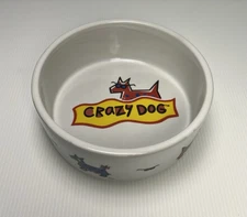 Crazy Dog Ceramic Bowl