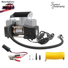Portable Heavy Duty Air Compressor Car Tire Inflator Electric Pump Auto 12v