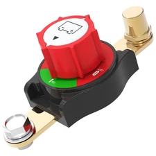 Battery Disconnect Switch Top Post to Side Post Battery Switch 275A 12-48V He...
