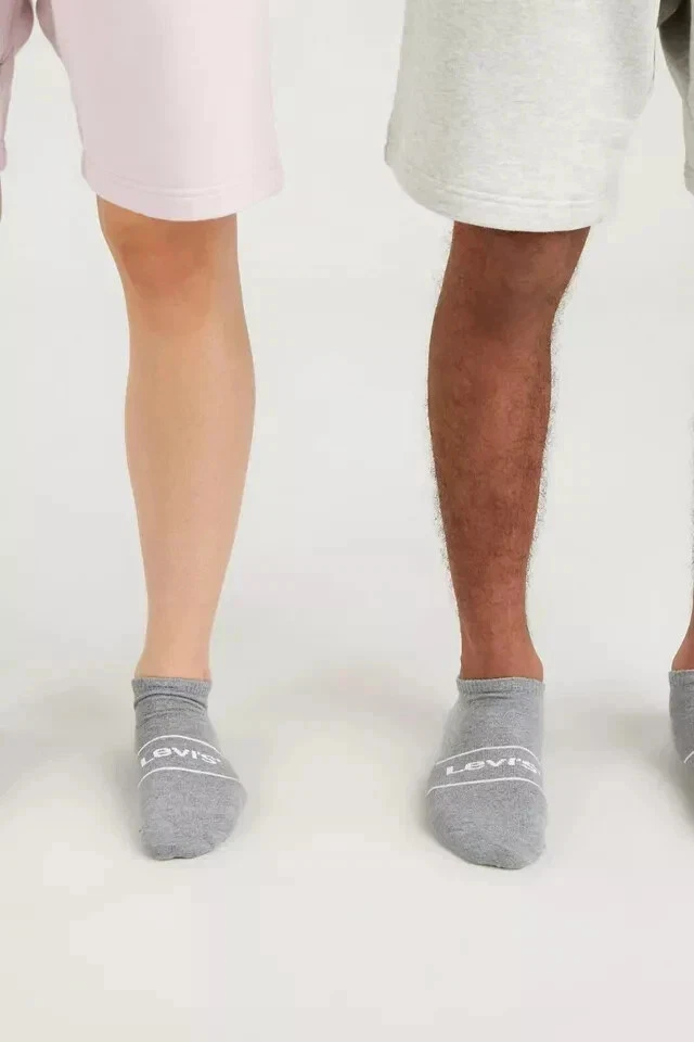 Levi's Mens 2 pair Low Cut Socks Warm Thick Heel Toe Protection (Size UK 2.5-5) - Image 2 of 3