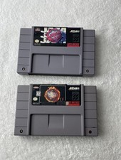 NBA Jam 1 & 2 T.E Tournament Edition Lot (Super Nintendo SNES) Cleaned-Tested