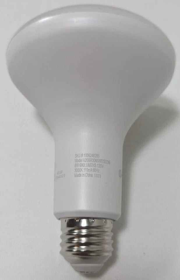 Feit Electric BR30 Dimmable LED Flood Light Bulb DAYLIGHT 5000K 65W 650LM 4 Pack - Image 4 of 4