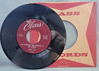 HEAR IT 50's R&B 45 rpm Bobby Day ''The Bluebird, The Buzzard & The Oriole'' 1959