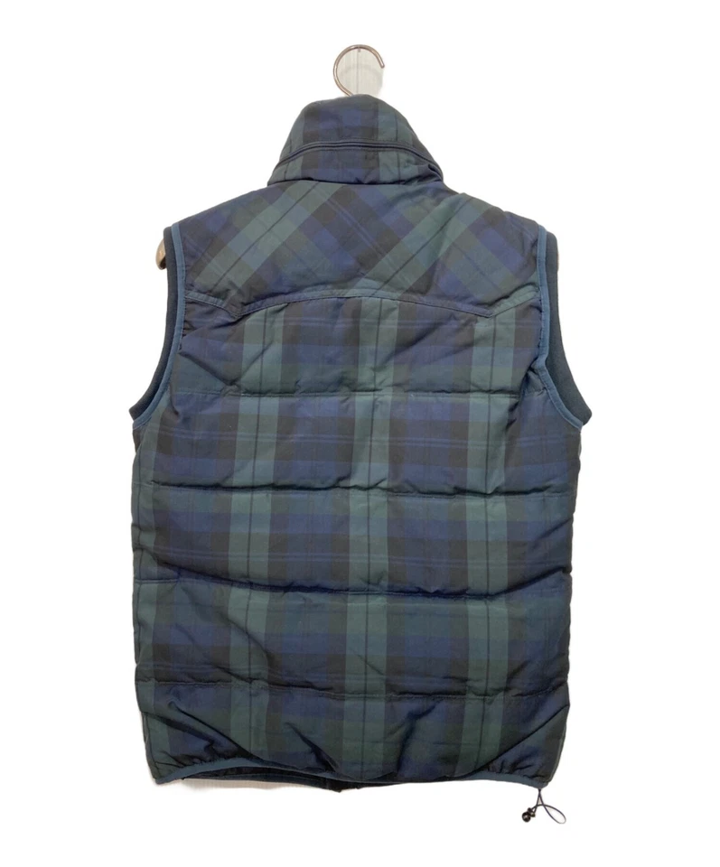 DIESEL Multi-pocket down vest Size: S Green x navy Men - Image 2 of 4