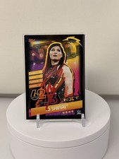 WWE IO Shirai Signed Topps On Card Auto Autograph Iyo Sky 