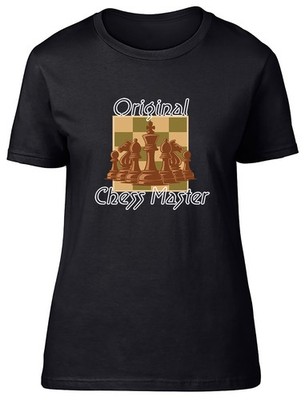 Original Schachmeister Damen T-Shirt Damen Geschenk Tee