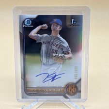 2022 Bowman Draft Chrome 1st Refractor Auto /499 Tyler Stuart #CDA-TST