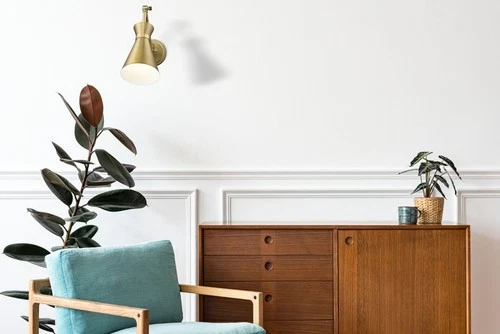 Z-Lite 351S Soriano 7" Tall Wall Sconce - Matte Black / Modern Gold - Picture 5 of 12