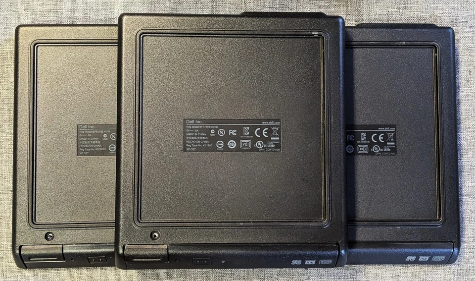 Lot Of 3 Genuine DELL Latitude K01B External Optical Drive Bay DVD R/RW  - Image 2 of 4