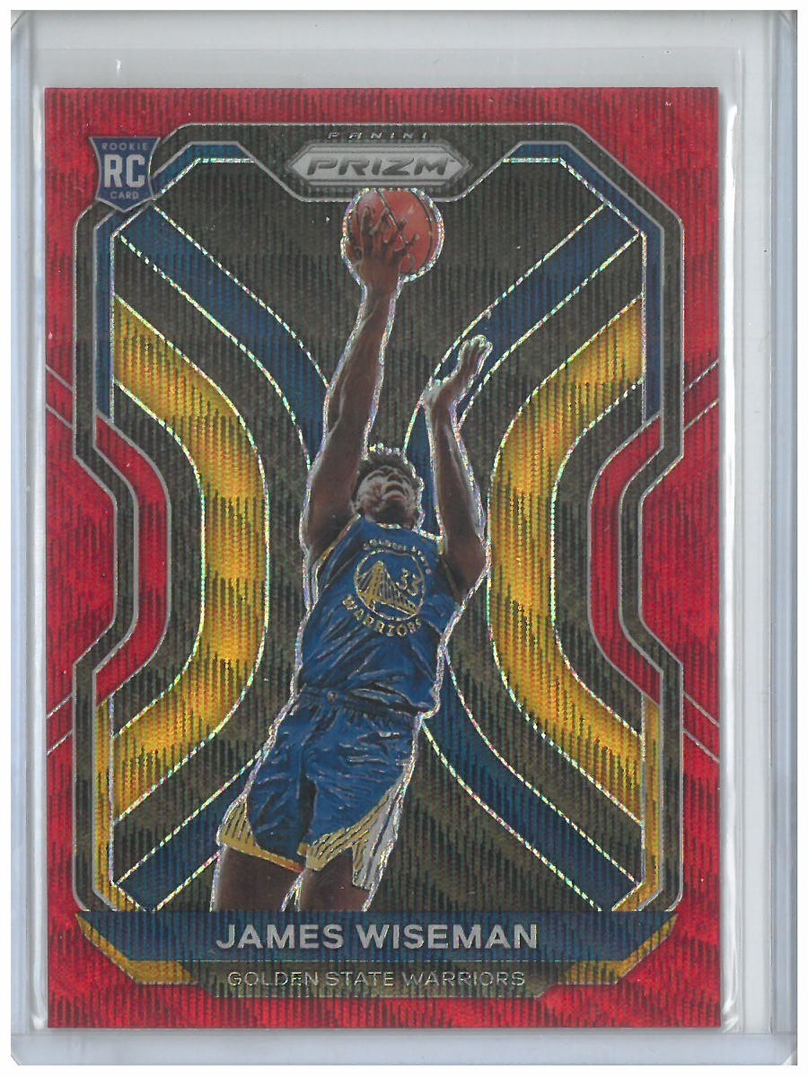 JAMES WISEMAN 2020-2021 Panini Prizm Rookie Red Wave Prizm RC