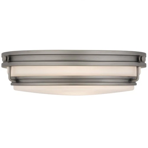 Quoizel QFL6776 Grafton 3 Light 16"W Flush Mount Ceiling Fixture - Nickel - Picture 11 of 12