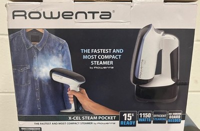 Rowenta Compact Clothes Steamer - Steam On Demand, Foldable, Easy to Travel