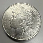 1889 Morgan Silver Dollar $1 Coin Circulated 90% Silver Uncertified