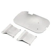 For 1/10 TAMIYA TT01 RC Car Stainless Steel Chassis Armor Guard Board Set