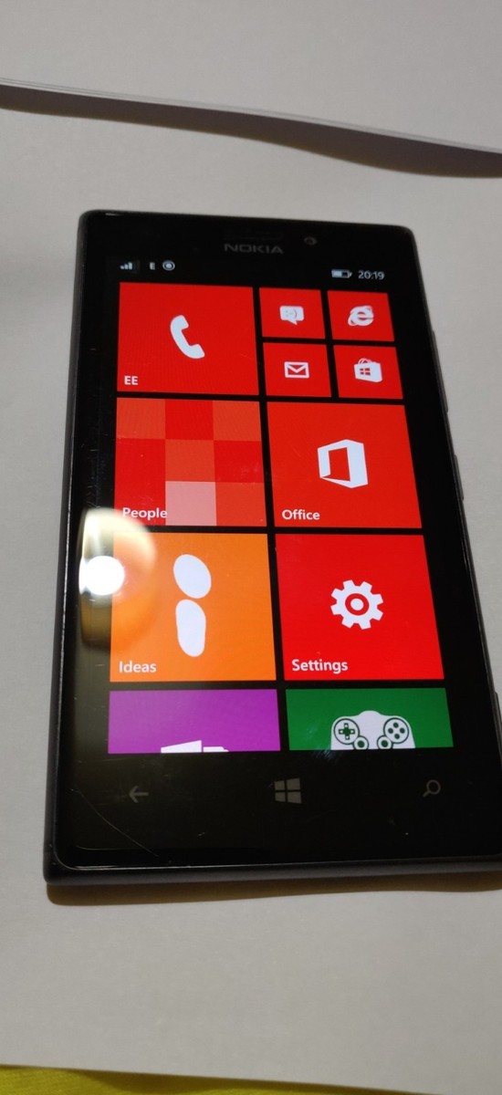 Nokia Lumia 925 Windows 8 **Unlocked** Black- Smartphone 4G 8.0MP