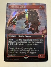 Searslicer Goblin (Borderless) (Mana Foil) Foundations Foil