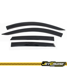 Fits 18-26 Honda Accord Tape On Acrylic Window Visors Rain Sun Guard Deflectors