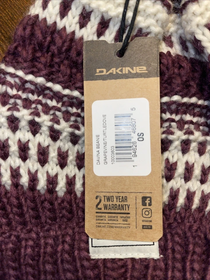 Nuevo gorro Dakine Davina Grapevine/Turtledove Foto 4 de 4