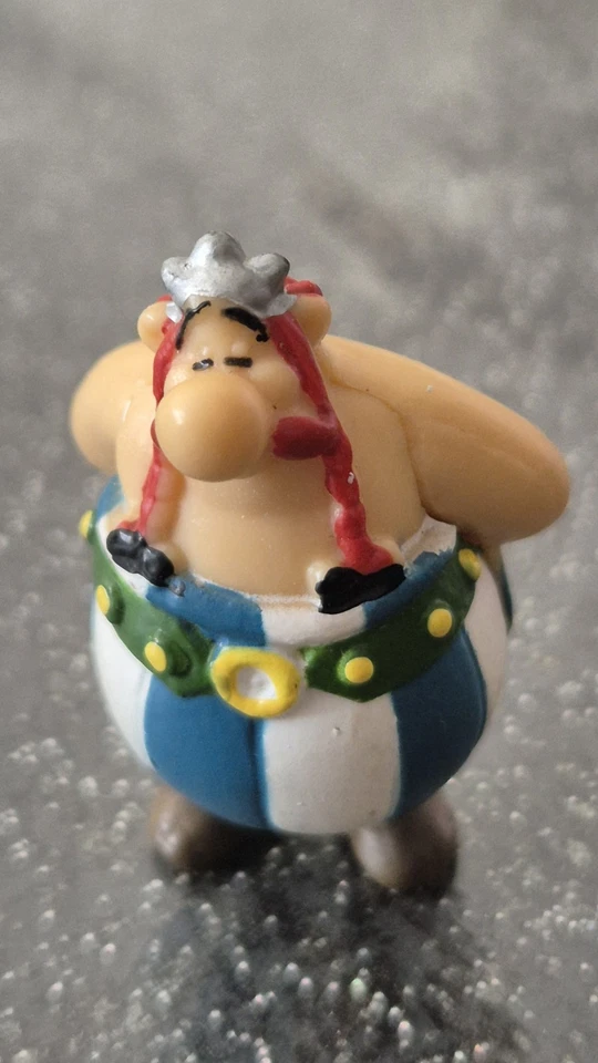 FIGURINE OBELIX SÉRIE ASTÉRIX PLASTOY GOSCINNY-UDERZO BRIDELIX 1999 - Photo 1/4
