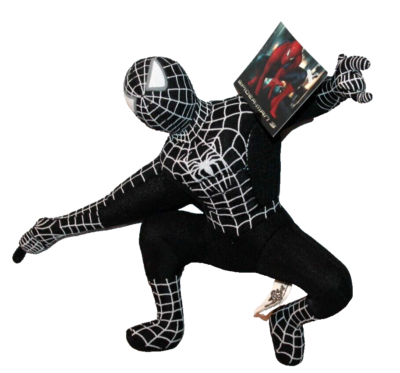 NEW WITH TAG 2006 THE MOVIE Black Spiderman 3 Toy Factory 8