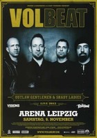 Volbeat - Beyound Hell , Leipzig 2013 | Konzertplakat | Poster
