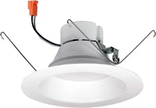 Nora Lighting NOXAC-563230WW/HL 5/6" ONYX LED Baffle Retrofit Trim, White, 3000K