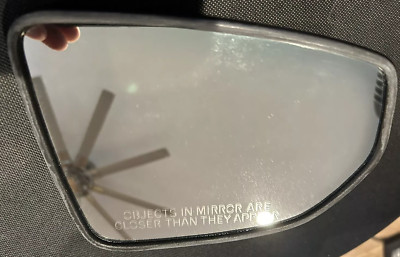 19-25 OEM LEXUS ES300 ES350 LC500 right AUTO DIM MIRROR GLASS RH USA type NO BSM