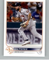 2022 Topps Update Joe Perez US234 Rookie Card RC Houston Astros