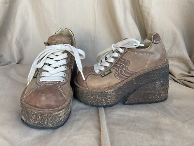 【激レア】SWEAR London 90s vintage shoes Vtg 90s Y2K Swear London Rave Skate Platform Sneakers Kik Jnco